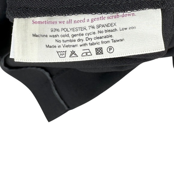 MM LAFLEUR Dress Etsuko Sheath Stretch Knit Pockets Career Classic Black LBD - Picture 8 of 8